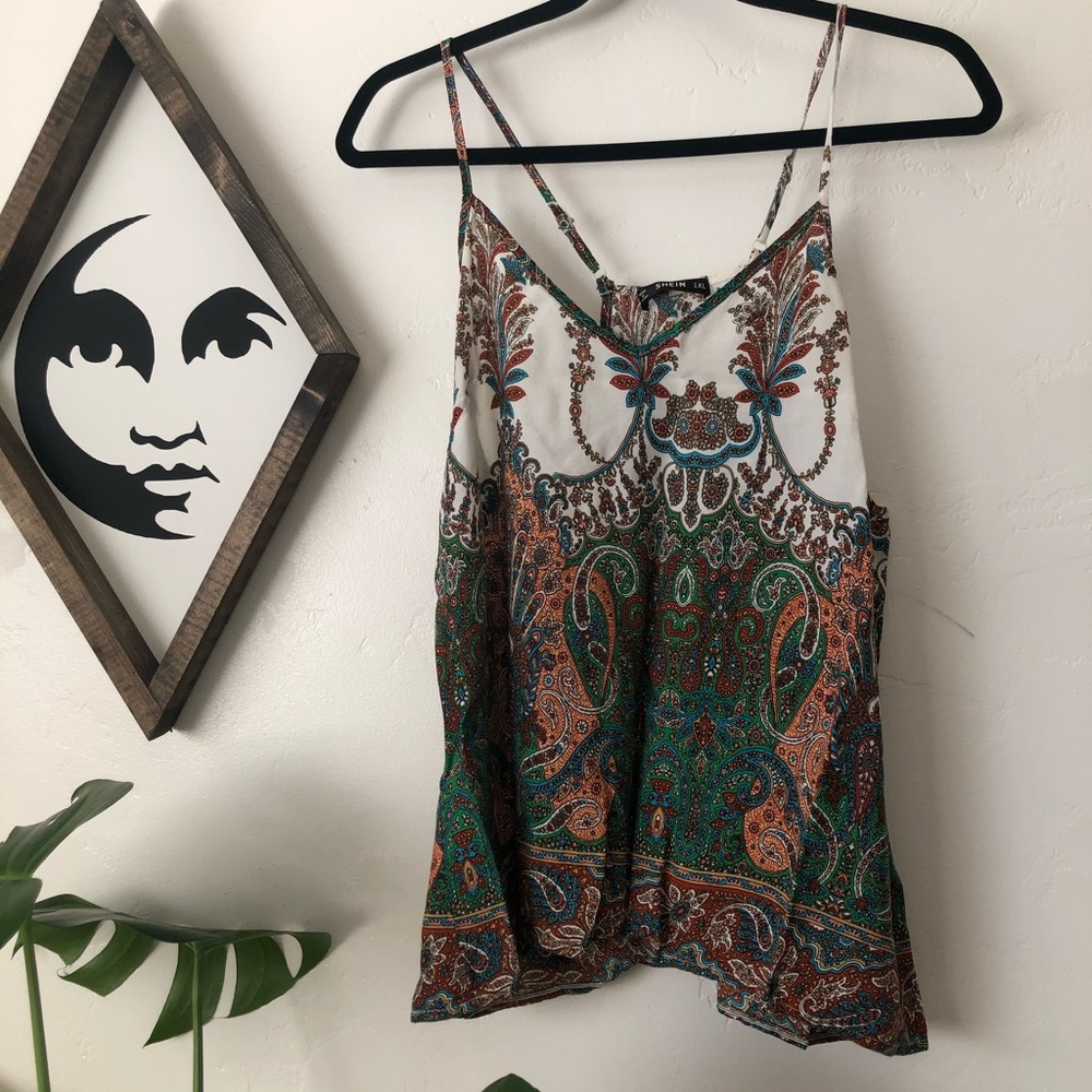 Boho Print Tank Top